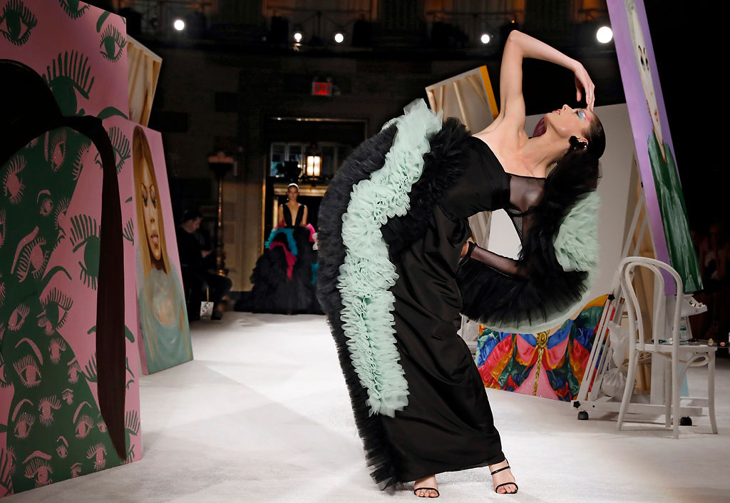 The Christian Siriano collection is modeled